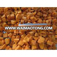 China supply iqf fresh frozen cubed pumpkin for sale